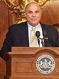 Gov. Ed Rendell holds a 10 point lead over Republican Lynn Swann, according to a poll released this week.