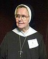 Sister Mary Bonaventa, who lives in and runs Villa of Our Lady, a religious retreat center, which is across the street from Mount Airy Resort, a prospective casino site. Bonaventa spoke in favor of Louis DeNaples, the owner of Mount Airy Resort. (AP Photo)