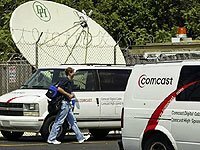 It's good to be the king of cable TV and broadband Internet. Comcast executives keep making more bonus money while shareholders get less and customers pay more for lousy service and to have Christianity foist upon them.